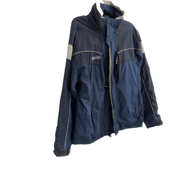 Columbia blue jackets high neck front zipper - Picture 4 of 16